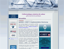 Tablet Screenshot of bonneaud.net